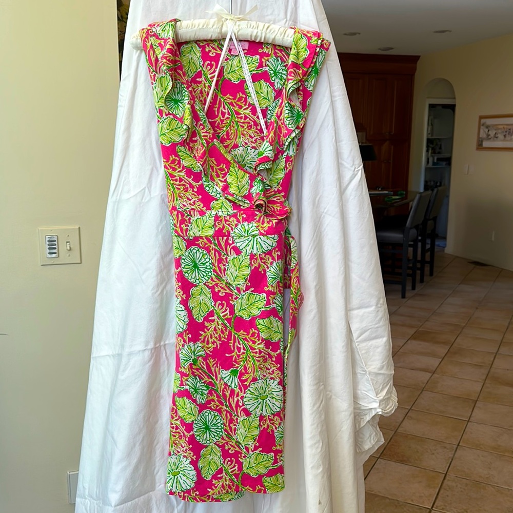 Lily Pulitzer Hayden Floral wrap dress  M